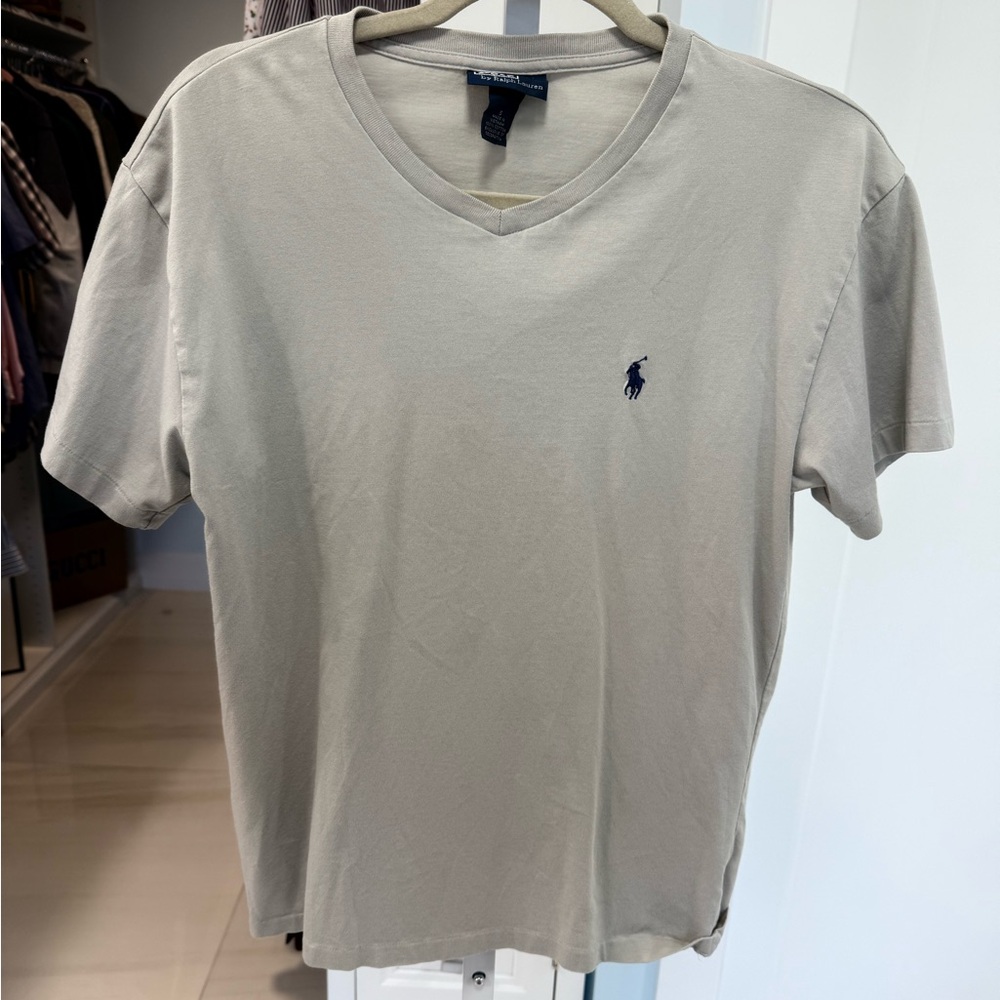 Polo Ralph Lauren V-Neck Tee | Classic Icon | Size S